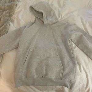 aritzia heather cloud grey tna sweatshirt